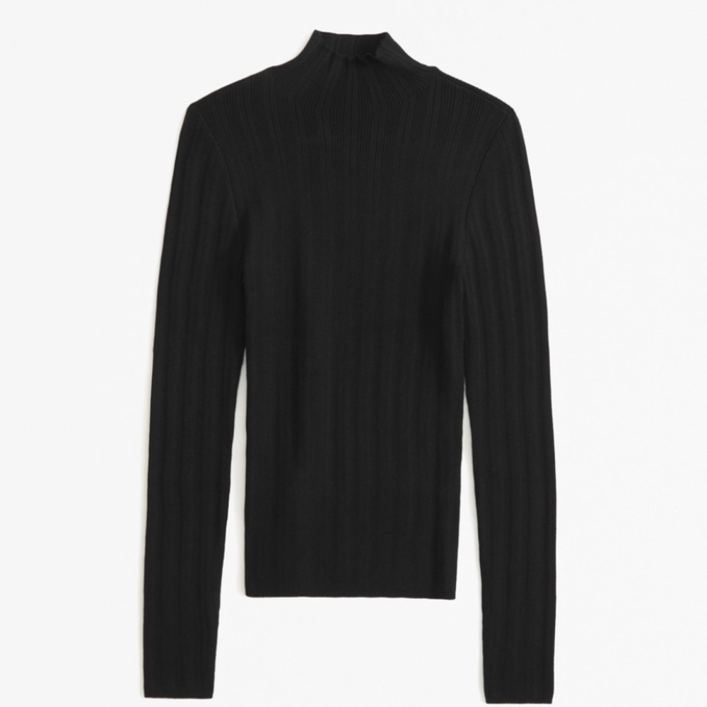 ribbed turtleneck